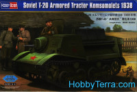Soviet T-20 armored tractor 