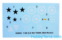 Hobby Boss  84802 U.S M4 Tank Mid-Production