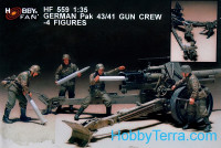 German Pak 43/41 gun crew (resin)