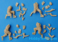 Hobbyfan 561 German Pak 40 Paratroopers gunner (resin)