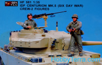 IDF Centurion Mk.5 crew, Six day war (resin)