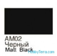 Black. Matt acrylic paint 16 ml