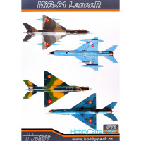Decal 1/72 MiG-21 LanceR (RoAF)