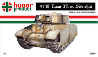 41M Turan II heavy tank with side skirts (resin kit + pe)