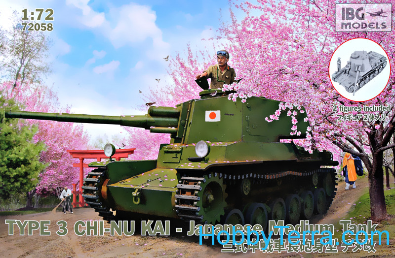 IBG Models  72058 Japanese Medium tank Type 3 CHI-NU KAI
