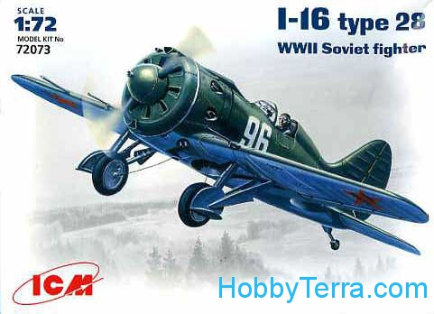 ICM  72073 Polikarpov I-16 type 18 WWII Soviet fighter