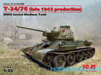 Т-34/76 (late 1943 prod.) WWII Soviet medium tank
