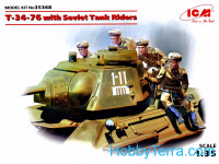 T-34-76 with Soviet tank riders