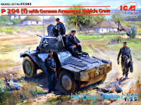 P 204 (f) with German armored vehicle crew