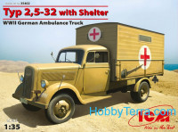 Typ 2,5-32 with shelter, WWII German ambulance