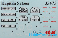 ICM 35475 Kapitan Saloon, WWII German staff car in 1/35 scale