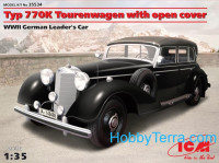 Typ 770K Tourenwagen with open cover, WWII German Leader's car