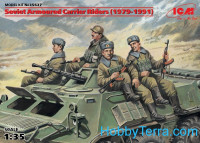 Soviet armored carrier riders, 1979-1991