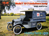 Model T 1917 Ambulance (early), WWI AAFS Car