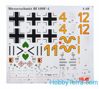 ICM 48103 Messerschmitt Bf109F-4 WWII German fighter 1/48 Model Kit