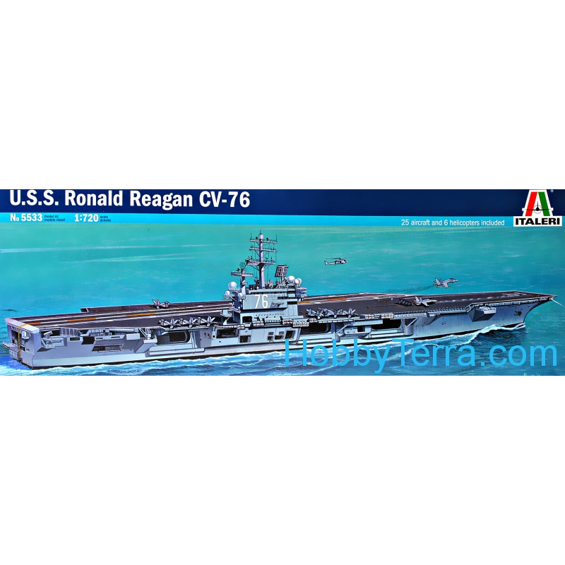 Uss Ronald Reagan Kit 1:720 Italeri It5533 Model 
