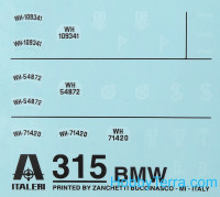 Italeri 315 Motorcycle 1:35 scale BMW R75 with sidecar