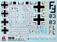 Italeri  1018 Junkers Ju-88 A4 German bomber