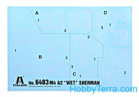 Italeri  6483 M4A2 76 mm "Wet" Sherman