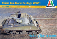 90-mm gun motor carriage M36B1