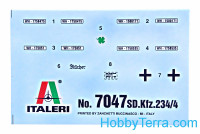 Italeri 7047 1:72 scale armored car Sd.Kfz. 234/4