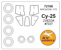 Mask 1/72 for Su-25 + wheels masks, for Zvezda kit