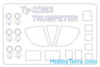 Mask 1/72 for Tu-22M3, for Trumpeter kit