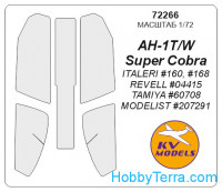 Mask 1/72 for AH-1T Cobra / AH-1W Super Cobra