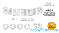 Mask 1/72 for Kamov Ka-29, for Hobby Boss kit