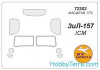 Mask 1/72 for Zil-157, for ICM kit