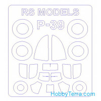 Mask 1/72 for P-39 and wheels masks, for RS Models kit