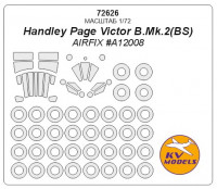 Mask 1/72 for Handley Page Victor B.Mk.2(BS) + wheels, Airfix kit