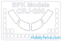 Mask 1/72 for CRJ-100/200, for BPK kit