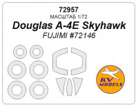 Mask 1/72 for Douglas A-4E Skyhawk + wheels masks (Fujimi)