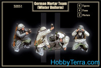 Mars Figures 32051 Figure set WWII German Mortar Team (winter uniform)
