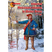 Imperial Mercenary infantry in winter dress, Thirty Years War