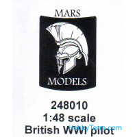 WWI British pilot, metal
