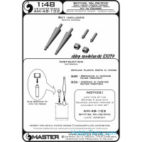 Master  48-102 Spitfire Mk.IXe/XVIe early version (conical fairings) - Hispano 20mm & Browning 12,7mm