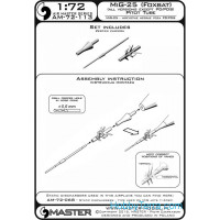 Master  72-113 MiG-25 (Foxbat) (all versions except PD/PDS) - Pitot Tube