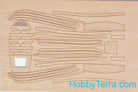 Master Korabel  0102 Boat with oars, wooden kit