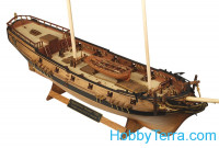 Master Korabel 0401 Brigantine "Phoenix", 1787, wooden kit in 1/72 scale