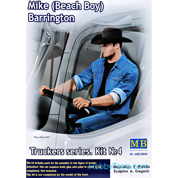 Truckers Series  1/24 Master Box # 24044 NEW!!! Mike Beach Boy Barrington 