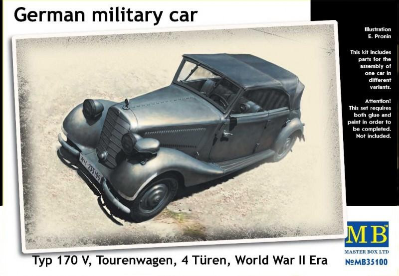 Master Box  35100 German military car Typ 170V Tourenwagen, 1937-1940