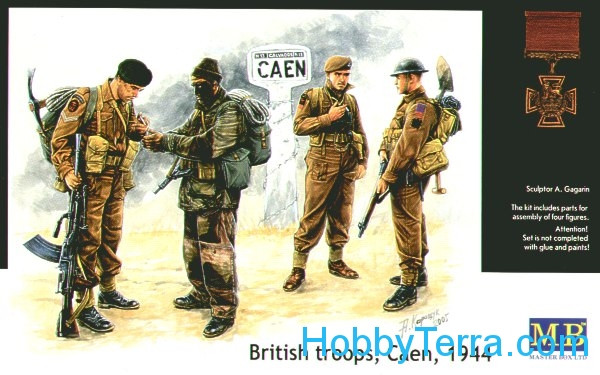 Master Box  3512 British troops, Caen, 1944