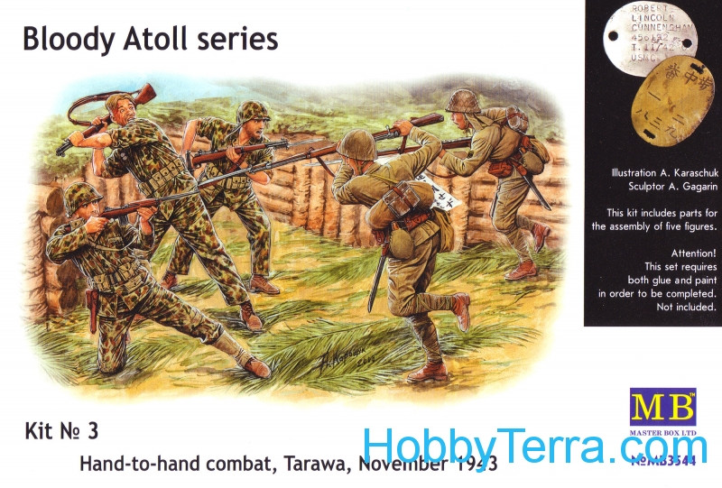 Master Box  3544 "Bloody Atol" Hand-to-hand fight, Tarawa, 1943