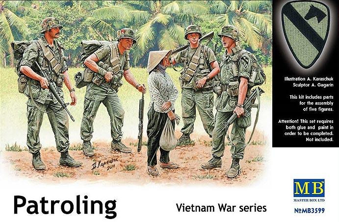 Master Box  3599 Patroling, Vietnam