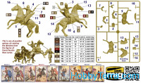 Master Box 32014 Figure set Persian Heavy Cavalry Warrior. Greco-Persian Wars Series. Kit №4