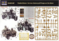 Master Box  3548F Kradschutzen: German motorcycle troops on the move