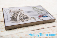 Mechanism 001 Wood 3-D puzzle. Mechanical 3D-puzzle "Ferris wheel"