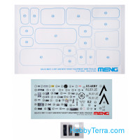 Meng  SS013 U.S. M911 C-HET(8X6) & M747 heavy equipment semi-trailer